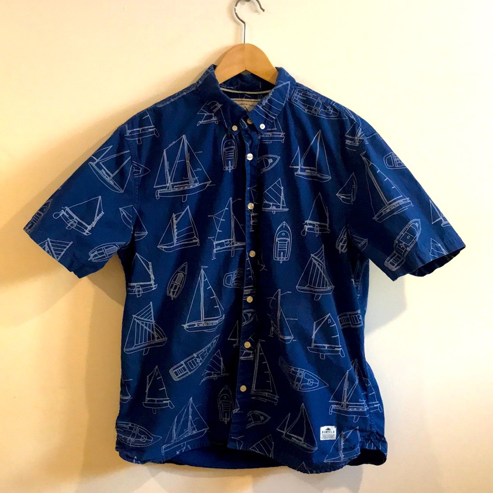 Penfield Blue sea Large shirt - Boats